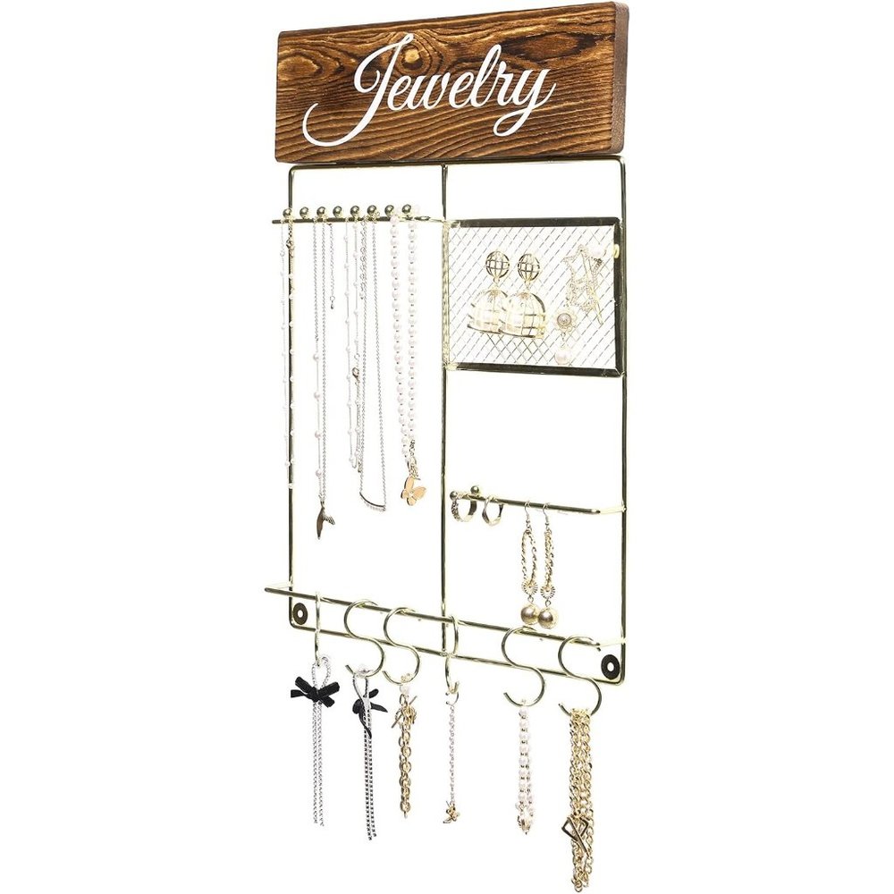 Deluxe Boho Farmhouse All-In-One Jewelry Organizer - Picture 3 of 9